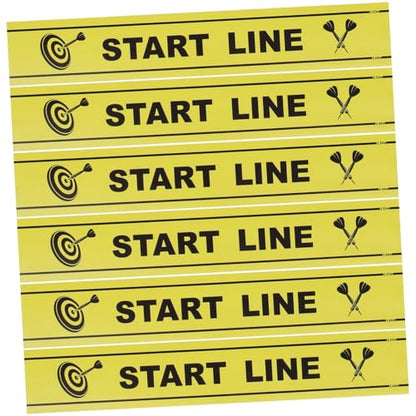 Toddmomy Dart Throw Notice Marker Durable Floor Marker for Accurate Dart Throwing Line Essential Accessory for Players and Game Enthusiasts
