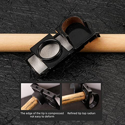 KONLLEN Pool Cue Tip Shaper 7-in-1 Cue Repair Tool Multifunction Billiard Tool | Tip shaping tool, multi-size compatibility(9.3 to 13.2mm), trimming and maintenance function