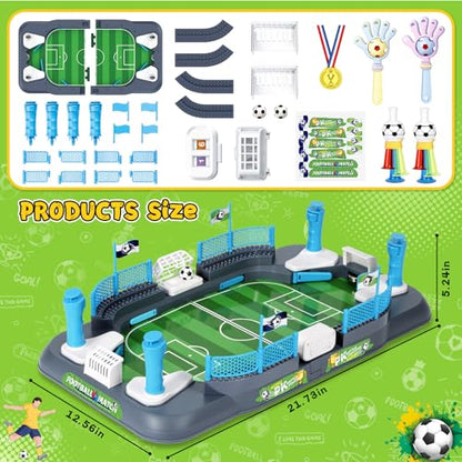 Mini Foosball Table Game for Boys Soccer Game Set Gifts Kids Toy Football Games Board for Indoor Sports Game Room Pinball Interactive Birthday Gift Toys for 3 4 5 6 7 8-12 Year Old Family Gatherings