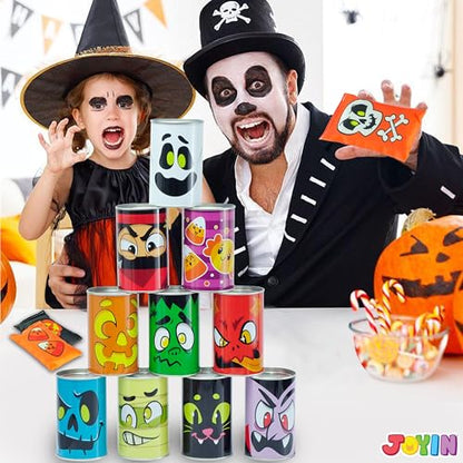 JOYIN 13 Pcs Halloween Carnival Can Bean Bag Toss Games for Kids & Adults Trick or Treat Decoration, Home Decor Party Favors Supplies, Homeschooling Backyard Game - style: Funny Bean Bag Games