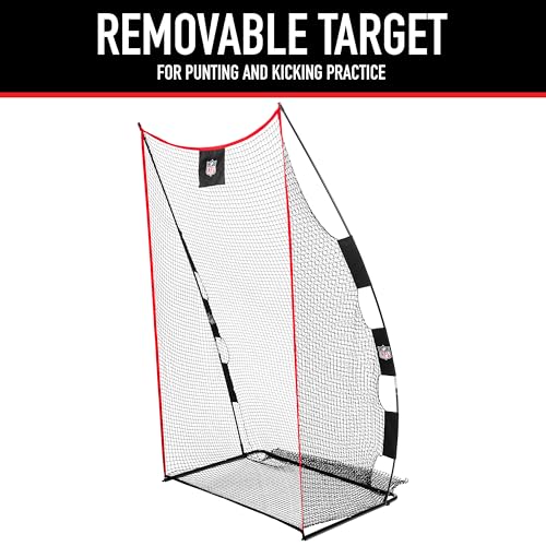 Franklin Sports Football Accuracy Targets- Kicking and Throw Training - 2 in 1 Football Target - 7' x 4' or 8' x 8' - size: 7' X 4'