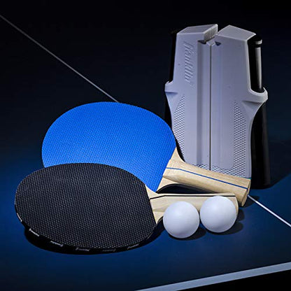 Franklin Sports Table Tennis to Go Portable Ping Pong Set - Table Top Ping Pong Net + (2) Paddles - Ping Pong Balls Included - 2 Players | Portable - color: White