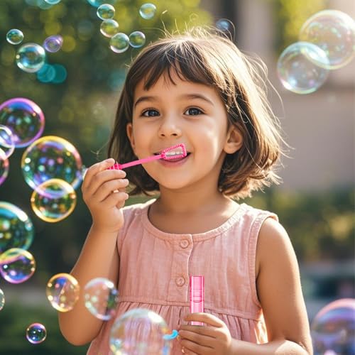 Winrayk Western Cowgirl Party Favors, 24Pcs Disco Cowgirl Mini Bubble Wands for Kids Bubbles Bulk with Detachable Topper (6 Styles), Birthday Gift Retro Rodeo Classroom Prizes Easter Goody Bag Stuffer - style: Cowgirl