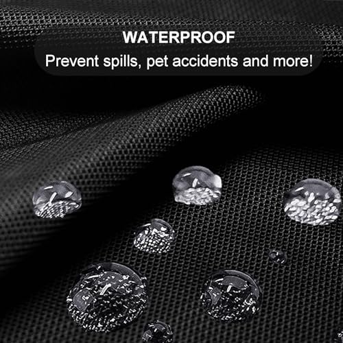 Klmnop 8 Feet Pool Table Cover, Waterproof & Dustproof 420D Oxford Cloth Billiard Pool Table Cover for Pool Table 8FT Fitted(Black)