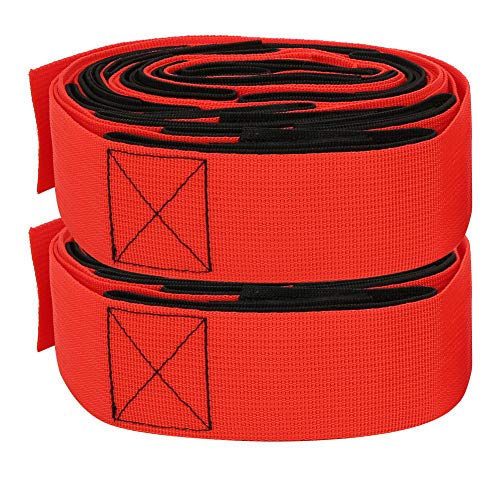 2 Pcs Fun Outdoor Sports Multiplayer Activities Giants Footstep Tram, Team Race Bands, Portable, Nylon Material, for Family Party Friends Party Company Expansion