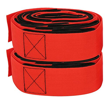2 Pcs Fun Outdoor Sports Multiplayer Activities Giants Footstep Tram, Team Race Bands, Portable, Nylon Material, for Family Party Friends Party Company Expansion