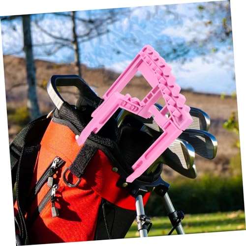 Golf Club Holder Rack Adjustable Golfing Accessory for Shaft Storage Sturdy Indoor Stand for Organizing Golf Bags in Garage or Home
