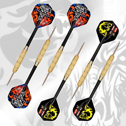 ONE80 Vapor 180 Bristle Dartboard Staple Free Bullseye Steeltip Darts Extra Flights - style: with Scoreboard