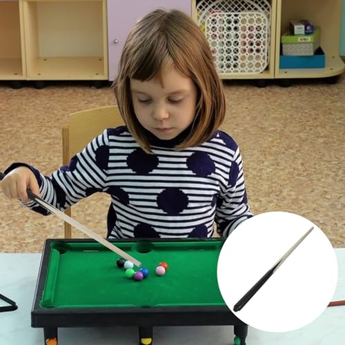 Alipis Kids Pool Cue Stick 19-Inch Mini Short Billiard Cue for Children Lightweight Durable Hardwood Stick for Home Game Room Practice