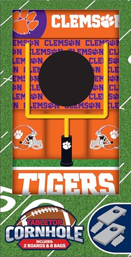 MasterPieces NCAA Syracuse Orange Tabletop Cornhole Game - Home Decor - style: Clemson Tigers