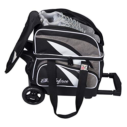 KR Strikeforce Cruiser Single Bowling Ball, Shoe and Accessory Roller Bowling Bag - color: Stone