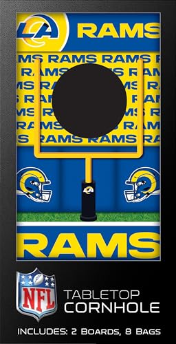 MasterPieces Officially Licensed NFL Tabletop Cornhole for Adults - style: Los Angeles Rams