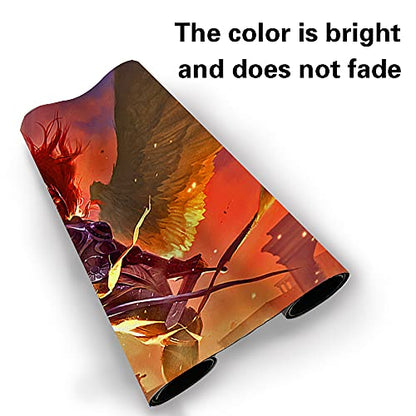 Board Game MTG Playmat Games Size 60X35 cm CCG Compatible for MTG CCG RPG Trading Card Game (Aurelia, The Warleader) - color: Aurelia, the Warleader