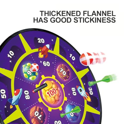 Light Up Dart Board for Kids | Large 29" Shooting Game with 2 Toy Guns & 20 Soft Foam Bullets | Game Room Dartboard | Indoor & Outdoor Wall Games | Holiday & Birthday Gift for Boys & Girls 5+ Yrs Old