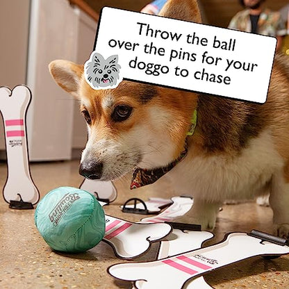 Big Potato Ten Bone Bowling: A Family Party Game for You and Your Dog | Dog Board Game