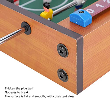 Puzzle Mini Foosball Table Soccerball Game for Kids Play Indoor Sports Gift Toys, Thicken Tube Wall, Slider Scoreboard, Wood Board, for Party, 13.6 X 8.5in