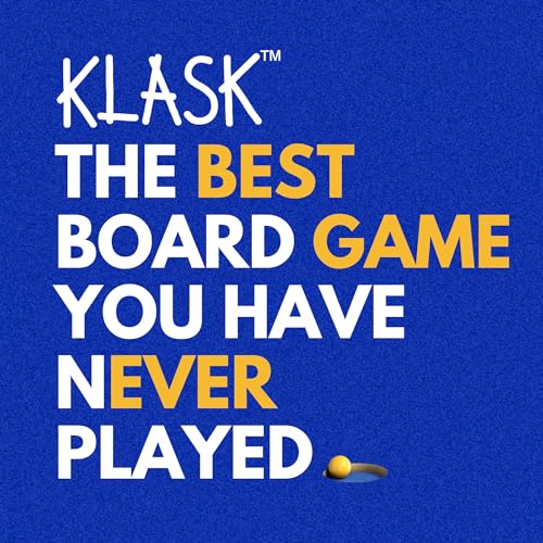 KLASK: The Magnetic Award-Winning Party Game of Skill - for Kids and Adults of All Ages That’s Half Foosball, Half Air Hockey - style: Original