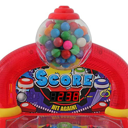 Dubble Bubble DB100P Pinball Gumball Machine - Lights - Sounds (Red)