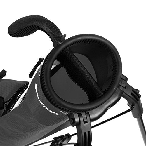 Orlimar Pitch ’n Putt Lightweight Sunday Golf Bag with Stand, Ultra-Light Carry Design, Two-Way Divider Top, Shoulder Strap, Compact Carry Golf Bag for Men & Women - color: Slate Grey