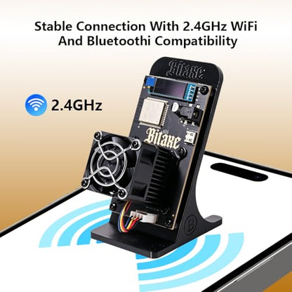 New Smart app Bitaxe Gamma 601 Remote Control, scheduled Power on/Off, Hash Rate Monitoring Mining Pool Configuration, 1.2TH/s ASIC BM1370 Chip Solo Lottery BTC Miner for Home Mining Black - color: Black-APP