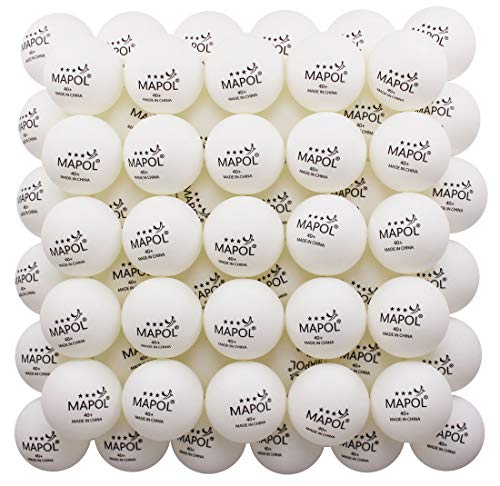 MAPOL 60/22 Count 3-Star 40+ Premium Ping Pong Balls Advanced Practice Table Tennis Ball - color: White,60-pack