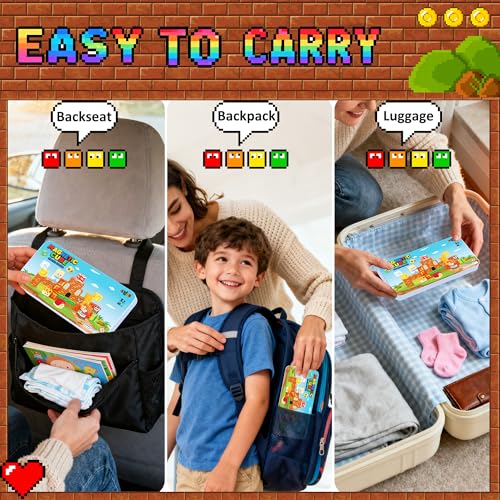 Mini Magnetic Building Blocks Travel Set with Case, 45pcs Travel Magnetic Toys with Portable Box for Kids, STEM Educational Sensory Toys, Classroom Must Have, Learning Gift for Toddlers, Boys & Girls - style: Classic