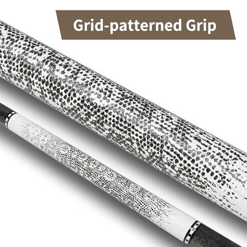 GARSEN Pool Cue Stick 58 inch 18 oz 19 oz 20 oz 21 oz Billiard House Bar Pool Stick - color: Maple Grey