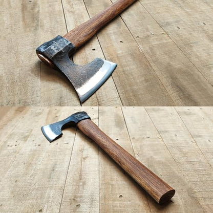 16.5" Throwing Axe, 3 Pack Throwing Axe Set with 1065 High Carbon Steel & Hickory Wood Handle, Perfect for Axe Throwing Games, Competition and Recreation, Ideal Gift for Men (Black) - color: 3 Pack Black