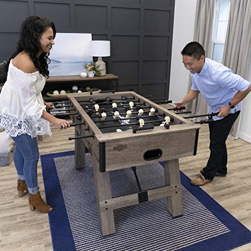 American Legend Foosball Tables - Modern Design - Official Size Playfield - Kirkwood and Manhattan Styles - color: Brown