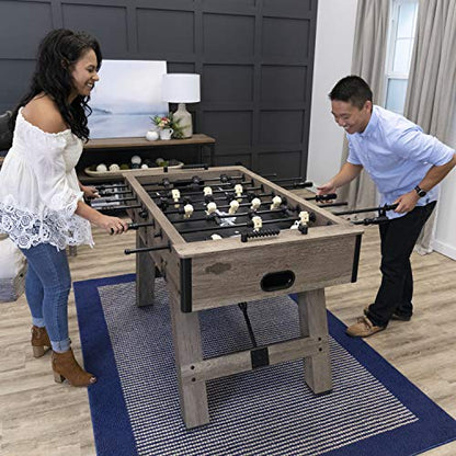 American Legend Foosball Tables - Modern Design - Official Size Playfield - Kirkwood and Manhattan Styles - color: Brown