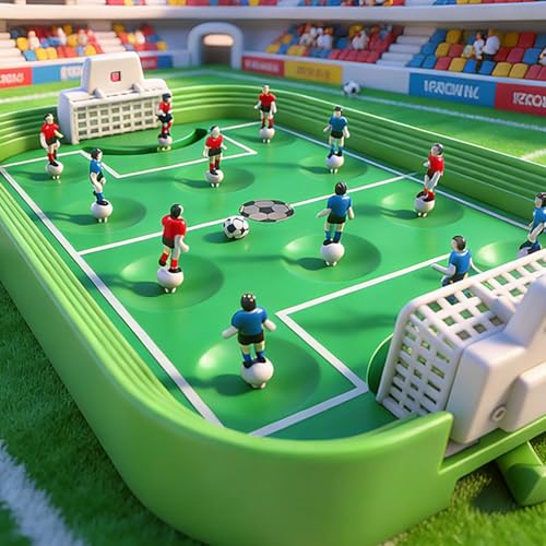 Fun and Engaging Double Player Football Table Game Suitable for All Ages and Skill Levels Football Table Game - color: Green