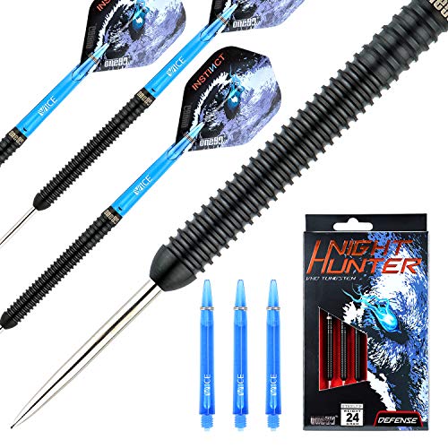 ONE80 90% Tungsten Steel Tip Darts Sets Chameleon, Night Hunter Professional Darts Set - style: Defense 24g