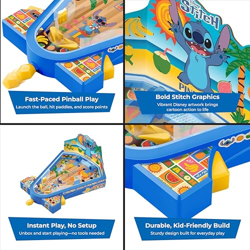 Disney Stitch Mini Tabletop Pinball Game