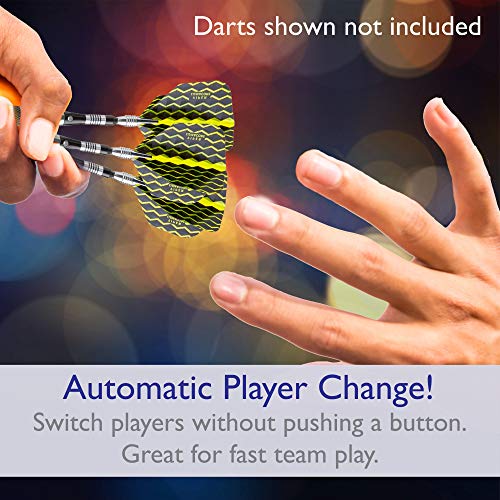 Viper 787 Electronic Dartboard, Ultra Thin Spider for Increased Scoring Area, Free Floating Segments, Locking Segment Holes for Fewer Bounceouts, Automatic Scoring