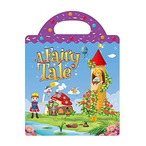 Reusable Sticker Book for Kids, Fairy Stickers Educational Learning Toys Travel Stickers Activity Books for Toddler Girls Boys Age 3+ Birthday Gifts - style: Fairy tale