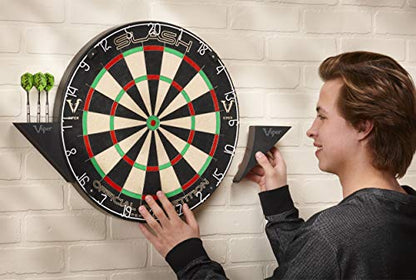 Viper Slash Official Competition Bristle Steel Tip Dartboard, WDF Accredited with Staple-Free Ultra-Thin Metal Wiring, Self-Healing Professional-Grade African Sisal, Magnetic Dart Holders