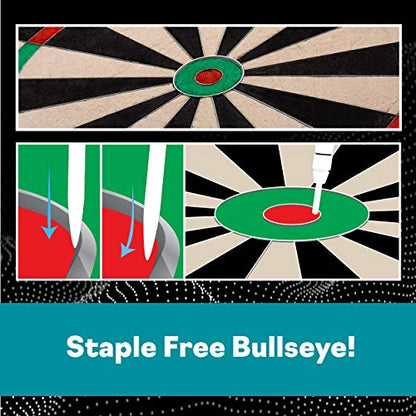 Viper Slash Official Competition Bristle Steel Tip Dartboard, WDF Accredited with Staple-Free Ultra-Thin Metal Wiring, Self-Healing Professional-Grade African Sisal, Magnetic Dart Holders