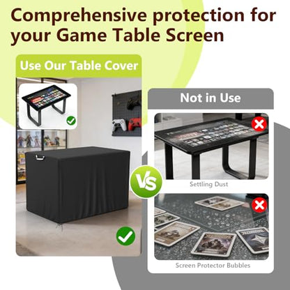 STARTWO Game Table Cover, Compatible with Arcade 1Up 32" Screen Infinity Game Table, Heavy Duty Waterproof & Dustproof Electronic Game Machine Cover