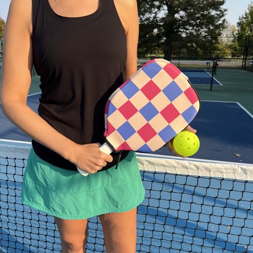 Racquet Inc Tennis Gifts Pickleball Paddle Cover Sleeve – Universal Fit for Standard Paddles, Neoprene Protective Case with Zipper, Pickleball Paddle Cover, Gift for Pickleball Players - color: Pickle Pop