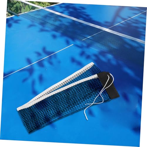 TOYANDONA Table Tennis Net Replacement Portable Cotton-Polyester Mesh for Training and Competition Adjustable Height Fits Standard Tables Quick Assembly