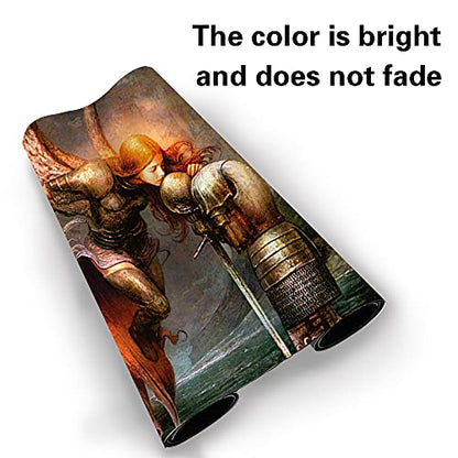 Board Game MTG Playmat Games Size 60X35 cm CCG Compatible for MTG CCG RPG Trading Card Game (Answered Prayers) - color: Answered Prayers