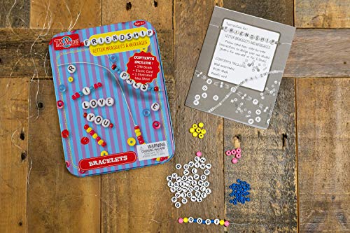 TS Shure by Bendon Friendship Bracelet Mini Craft Activity Tin with 190 Beads and Elastic Cord 51243 - style: Friendship Bracelet Craft Tin