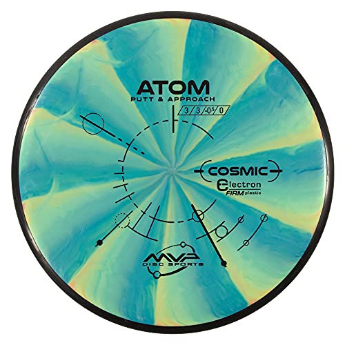 MVP Disc Sports Cosmic Electron Atom Disc Golf Putter (Choose Your Firmness/Colors May Vary) - size: 170-175g, style: Firm