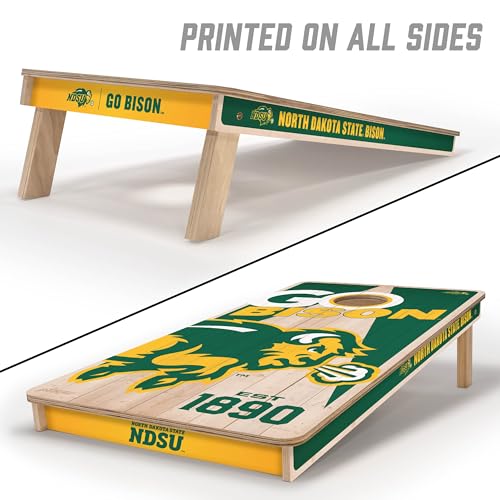 YouTheFan NCAA 2’ x 4’ Professional Wood Cornhole Game