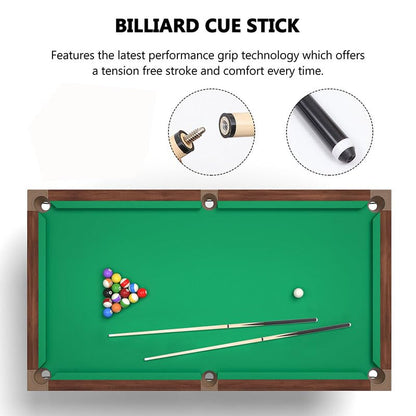 58 Inch Billiard House Cue Sticks 2-Piece Pool Cue Set of 4