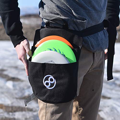 Infinite Discs Holster Disc Golf Pouch - color: Black
