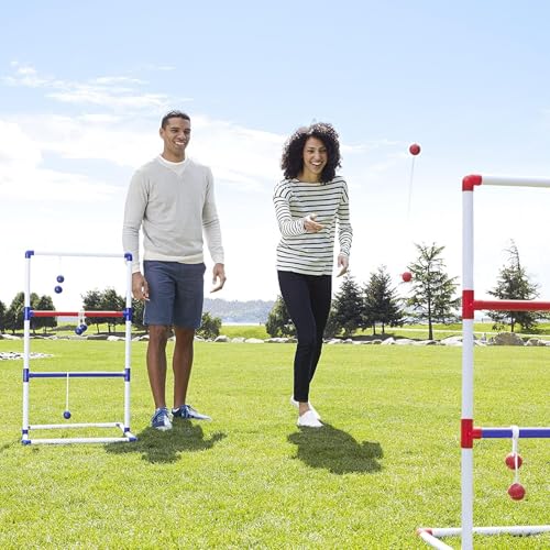 KH Ladderball Balls Set 6 Pack Replacement Balls Ladder Toss Game Balls Soft Golf Balls Safe for Kids - color: Red,Blue