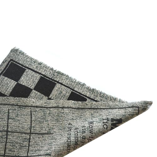 Home Jumbos Checkers Giant Checkers Set Game Rug Board Game with Reversible Game Mat for Indoor Outdoor Family