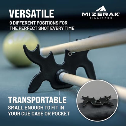 Mizerak Spider Bridgehead Black, 5 x 3 x .5 inches
