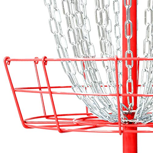 Axiom Discs Pro 24-Chain Disc Golf Basket - color: Red